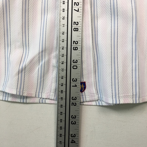 Henry Jacobson Mens Stripe Dress Shirt L B6409 - Picture 5 of 6
